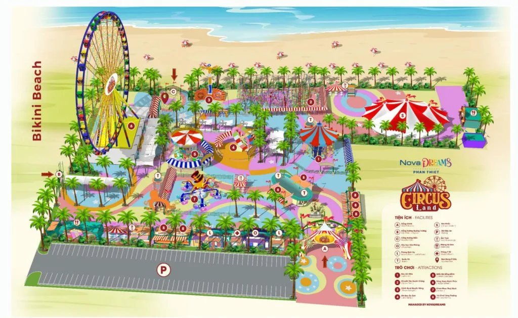 Sơ đồ Circus Land
